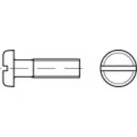 Toolcraft TO-5445714 Flachkopfschrauben M6 20 mm Schlitz DIN 85 Polyamid 200 St.
