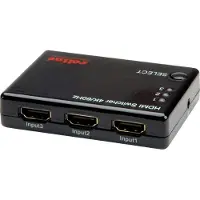 Roline 14.01.3575, HDMI, Schwarz, 3840 x 2160, 2160p, 3840 x 2160 Pixel, 80 mm