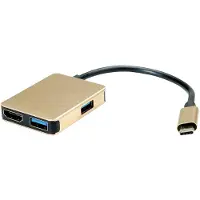 Roline GOLD USB-C Dockingstation, HDMI 4K, 2x USB 3.2 Gen 1, 1x PD