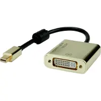 Roline GOLD 4K Mini DisplayPort-DVI Adapter, Aktiv, v1.2, Mini DP ST