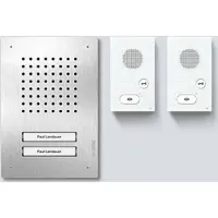 Siedle SET CLAB 850-2 E/W Audio-Set Classic Edelstahl/Weiß (210010046-00)