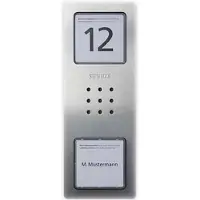 Siedle & SÖHNE Audio-Türstation CA 850-1 E Compact Edelstahl gebürstet