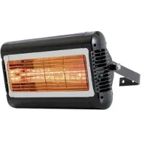 Tansun Sorrento Quarz-IR-Strahler 2000 W 12 m² Schwarz 102611 IP