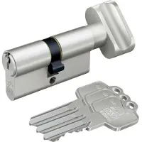 Basi Profil-Knaufzylinder - V50 30/30 mm - Verschiedenschließend