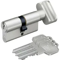 Basi V50 - K35/35 mm KA, Euro-Profilzylinder, Nickel, 3 Stück(e), 1 Stück(e), 320 g