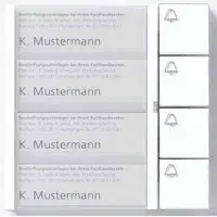 Siedle SSS 200038765-00 Tasten-Modul 20003876500 TM 612-4 DG