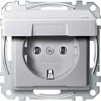 Merten MEG2314-0460 - CEE 7/3 - CEE 7/4 - Aluminium - Thermoplast - 250 V - 16 A