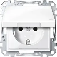 Merten MEG2314-0319 SCHUKO m. Kld., IP44, polar