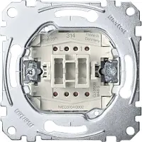 Merten MEG3154-0000, Drucktasten-Schalter, 1P, Metallisch, IP20, 250 V, 10 A