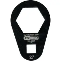 Ks Tools 3/8" Einsteck-Ringschlüssel extra flach