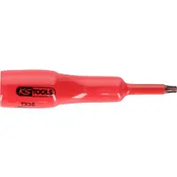Ks Tools 1/2' Bit-Stecknuss mit Schutzisolierung für Torx-Schrauben, T30, lang ( 117.2447 )