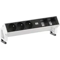 Bachmann DESK2 3x Schutzkontakt 2x ABD GST18, weiß