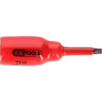 Ks Tools 1/2' Bit-Stecknuss mit Schutzisolierung für Torx-Schrauben, T40, kurz ( 117.2438 )