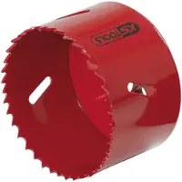 Ks Tools 129.5065, Einzelbild, Mitteldichte Faserplatte (MDF), Nicht-eisenhaltiges Metall, Gipskarton, Stahl, Holz, Rot, Hochgeschwindigkeitsstahl (HSS), Bimetallisch, Hochgeschwindigkeitsstahl (HSS)