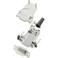 Encitech DTZF09-HDS15-W-K 6355-8063-11 D-SUB Buchsenleisten-Set 180 ° Polzahl (n