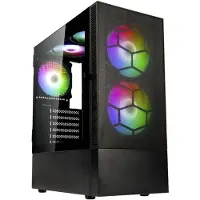 Kolink OBSERVATORY MX, Midi Tower, PC, Schwarz, ATX, micro ATX, Mini-ITX, Stahl, Gehärtetes Glas, Gaming