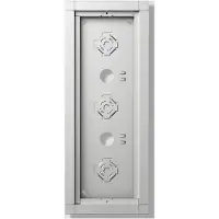 Siedle Aufputzgehäuse GA 612-3/1-01 SM silber-metallic