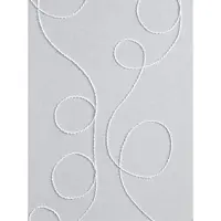 Kutti Heimtextilien Raffrollo "Jasmin" Gr. 4, weiß, B:100cm H:130cm, Obermaterial: 100% Polyester, Raffrollos, Raffrollo, einfarbig, bestickt, matt, Polyester, pflegeleicht, mit Fensterhaken, Topseller
