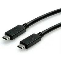 Value USB 3.2 Gen 2 Kabel, USB C-C, ST/ST, 4K UHD-1, 10Gbit/s, Emark, 100W, weiß, 1 m