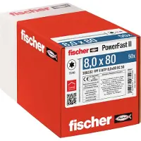 Fischer PowerFast II 8,0x80 TK TG TX blvz 50