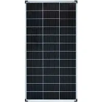Enjoy solar Klassisches Monokristallines Solarmodul 200W 12V (silberner Rahmen), Neue Version, 0% MwSt.