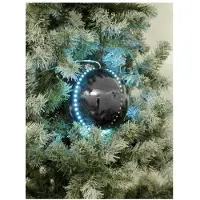 Europalms LED Snowball 8cm, schwarz 5x (83501236)