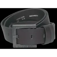 G-Star Ledergürtel "New Duko Belt", Herren, Gr. 95, schwarz (dk schwarz), Büffelleder, Gürtel Ledergürtel