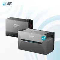 Anker SOLIX Power Dock Multisystem mit Solarbank 3 E2700 Pro, 0% MwSt. 2,688kWh - 1x Power Dock / 4x Solarbank E2700 PRO
