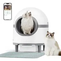 Nuxie Smartes selbstreinigendes Katzenklo smart wifi App 60l (54 x 54 x 63 cm)