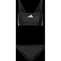 Adidas - Women's 3 Stripes Bold Bikini - Bikini Gr 32 grau/schwarz