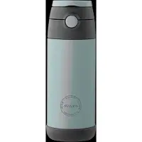 Aya & Ida Thermosflasche Drinking Bottle Kids Straw Mint Green 350 ml