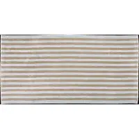 Blomus Badetuch Arto Thick Stripes Micro Chip / Tan