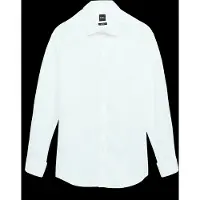 BOSS Slim-Fit Smokinghemd aus bügelleichter Stretch-Baumwolle Grösse 44