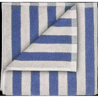 Blomus Handtuch Arto Breite Streifen Moonbeam / Mazarine Blue (50 x 100 cm)