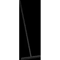 Blomus Bodenwischer Modo Mit Halterung, Badwischer, Schiebewischer, Stahl pulverbeschichtet, Bambus, Silikon, Black, 36 cm Wischbreite, 69258