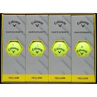 Callaway Golfbälle Supersoft - 12er Pack , gelb