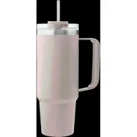 Aya & Ida Thermobecher Thermocup with Straw Cream Beige 885 ml