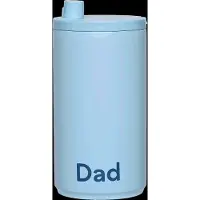 Design Letters - Travel Becher, 0.35 l, Dad / light blue