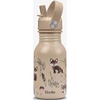 Elodie details Trinkflasche m. Strohhalme - 450 ml - Nordic Wood - - One Size - Trinkflaschen