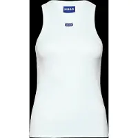 HUGO Tanktop aus Stretch-Baumwolle mit blauem Logo-Label Grösse XS