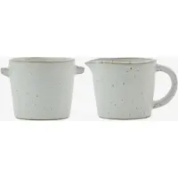 House Doctor - Milk and sugar set, Pion, Grey/White (206260340)