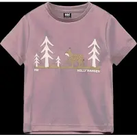 Helly Hansen K HH Tech Graphic T-shirt purple clay (676) 5