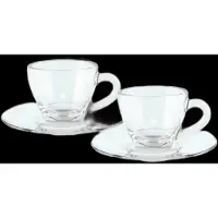 Bialetti Moka-Tassen Set Glas ISTITUZIONALE 2 Tassen