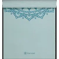 Gaiam - Marrakesh Yogamatte Printed - Yogamatte Gr 173 x 61 x 0,5 cm grün/türkis