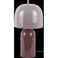 Leitmotiv - Tischleuchte Rico - Dunkelviolett - Ø20cm Tischlampe - Nachttischlampe, Wohnzimmer, Schlafzimmer