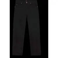 Lee RIDER SLIM Clean Schwarz FITTED BLACK JEANS TROUSERS W34 L32