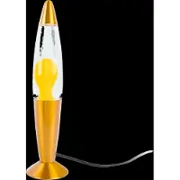 Leitmotiv - Tischleuchte Funky Rocket Lava - Gelb - Ø8.6x35.5cm Tischlampe - Nachttischlampe, Wohnzimmer, Schlafzimmer