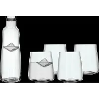 Lyngby Karaffe mit Gläsern Zero Clear (5er Set)