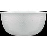 Lyngby Porcelæn - Rhombe Weiß Servierschale - Ø17.5 cm