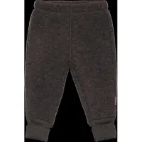 Mikk-Line Wollfilz-Hose Baby, Dark Brown Melange, 86